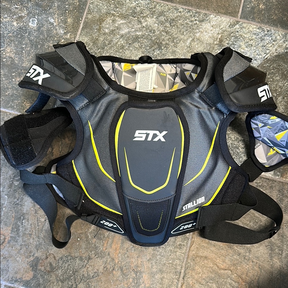 Black and Yellow Sports Protector KIDS 
LACROSSE